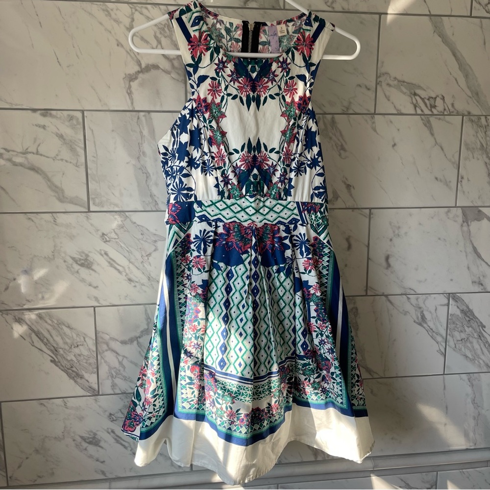 Alya Peplum Pattern Dress